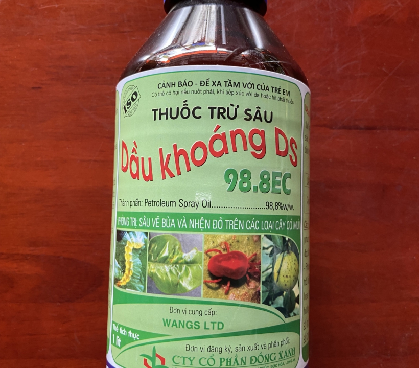 DẦU KHOÁNG LÀ LOẠI DẦU HỮU CƠ CHUYÊN TRỊ SÂU, HẠN CHẾ TRỨNG SÂU NỞ