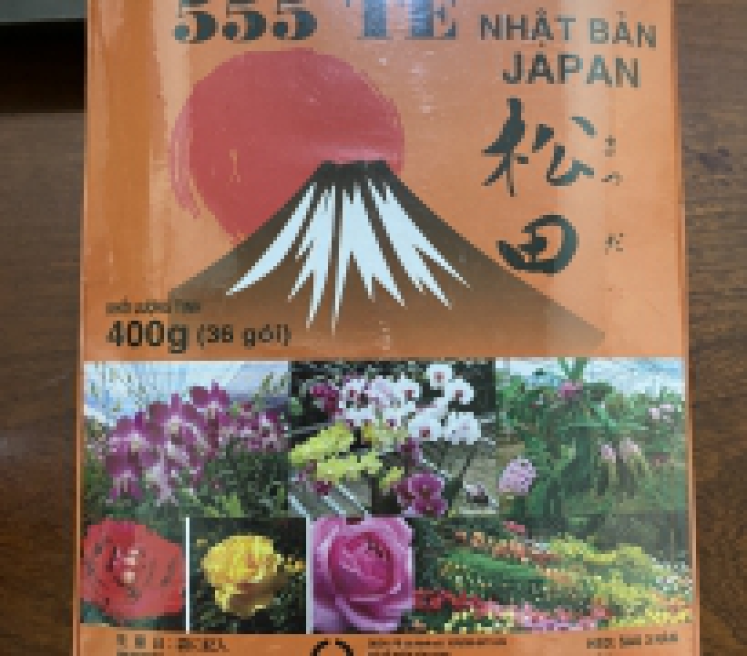 PHÂN BÓN HỮU CƠ NHẬT BẢN MATSUDA ORGANIC 555+TE Chuyên Dùng Cho Hoa Lan, Hoa Hồng, Cây Cảnh, Khối Lượng 400G
